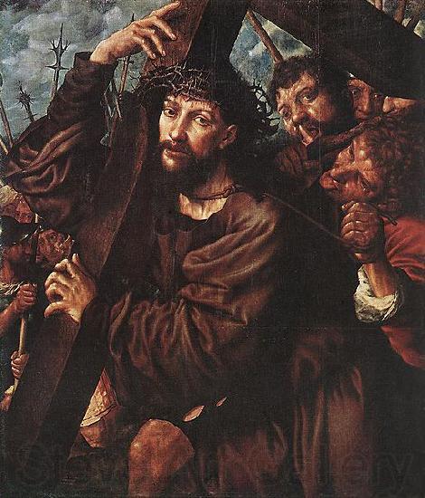 Jan van Hemessen Christ Carrying the Cross Norge oil painting art